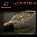 LED Filament Bulb Candle C35 2w E14